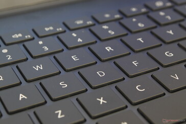 Keys feel shallow and with weak feedback when typing