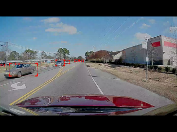 Most vehicles are detected quickly