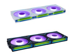 The Lian Li UNI Fan SL-INF Wireless come in two color options, both of which have infinity mirror design. (Image source: Lian Li)