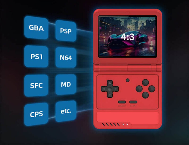 The Powkiddy V90S should be capable of emulating up to  fifth-generation consoles. (Image source: Powkiddy)