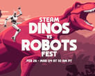 Steam's Dinos vs. Robots Fest is slated to bring game deals on a bunch of stellar titles from recent years. (Image source: Steam on YouTube)