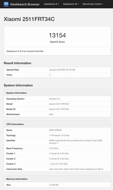 (Image source: Geekbench)