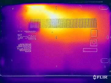 Surface temperature stress test (bottom side)