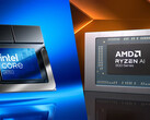 Per the company's data, the Radeon 890M is about 6% better than the Lunar Lake Arc 140V (Image source: AMD, Intel - edited)