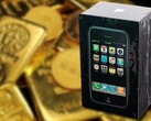 A factory-sealed first-gen iPhone is worth much more than its weight in gold (135 g: ~US$8,000). (Image source: LCG Auctions & Unsplash - edited)
