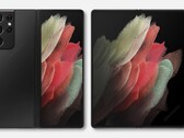 The Galaxy Z Fold3 might look like this. (Source: Twitter)