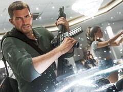 A screengrab of a jewelry store heist in action from GTA VI