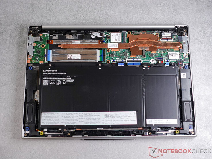 A look inside the Chromebook 14 reveals more QR codes that offer instant access to official maintenance guides.