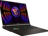 The MSI Vector GP68HX has a per-key RGB keyboard. (Image source: MSI/Best Buy)