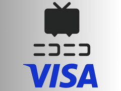 Niconico video sharing site and Visa logos (Image source: Niconico, Visa)