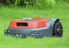 The RoboUP Robotic Mower does not require a boundary wire like many older smart lawn mowers. (Image source: RoboUP)