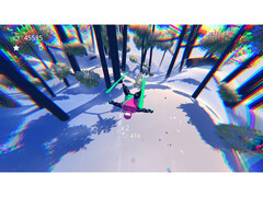 A screenshot from SN Ultimate Freeriding showcasing the tricks and scoring system of the game (Image Source: Steam)