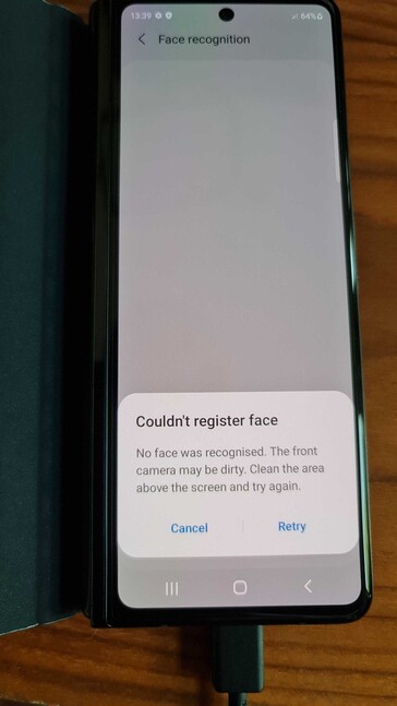 Face unlock no longer works either. (Image source: ianmacd)