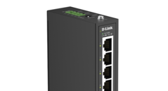 The DIS-100E-05 offers four Fast Ethernet ports