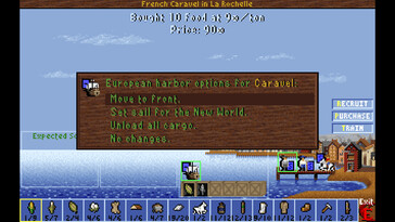 Pictured: A gameplay screenshot from Sid Meier's Colonization (Classic).