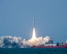 The Smart Dragon-3 lifts off from a vessel at sea