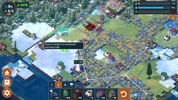 An image showing gameplay in Terra Nil.