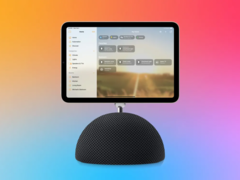 Apple&#039;s rumored smarthome hub (a render of which is pictured) will apparently be delayed until 3Q2025. (Image source: 9to5Mac)