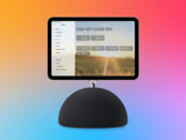 Apple's rumored smarthome hub (a render of which is pictured) will apparently be delayed until 3Q2025. (Image source: 9to5Mac)