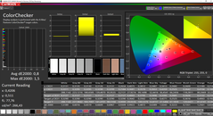 CalMAN - color accuracy (after calibration)