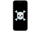 The iPhone Air may be dying. (Image source: Apple w/ skull and crossbones emoji, edited)
