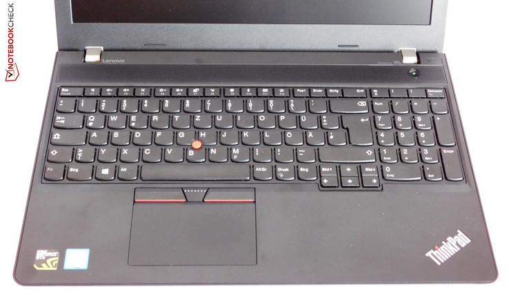 Keyboard area ThinkPad E570
