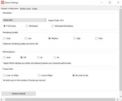 Medium settings