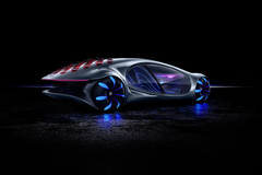 The Mercedes-Benz VISION AVTR concept is a working test bed for its new brain-controlled interface (BCI) tech. (Image: Mercedes-Benz)