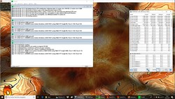 System information during a combined FurMark and Prime95 stress test