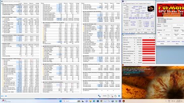 FurMark stress test, solo