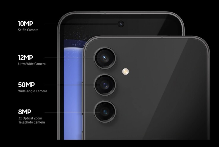 Samsung S23 FE has triple cameras and an optical 3x tele zoom. (Source: Samsung)
