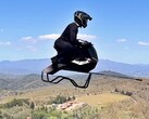 The Airbike can achieve a speed of upt to 102 kiometres per hour.  (Image source: Screenshot of Volonaut testing video)