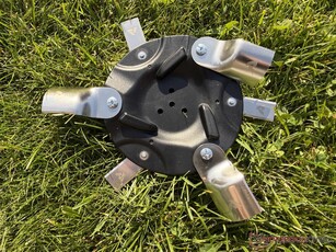 Mulching disc with six blades