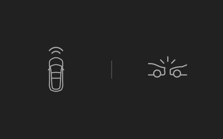 Automatic Collision Evasion FSD option iconography
