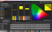 CalMan color accuracy (sRGB)