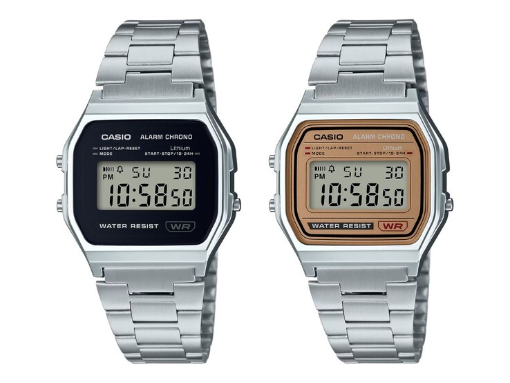 The Casio Vintage A158WEA-1 and A158WEA-9 watches