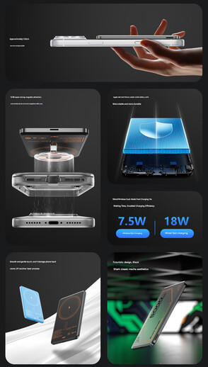 Main highlights of the 5,000mAh power bank (machine translated)