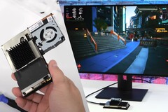ETA Prime&#039;s Steam Deck mini PC is very bare-bones but has better acoustics and thermals than the standard Steam Deck thanks to an open case and more heat sinks. (Image source: ETA Prime on YouTube - edited)