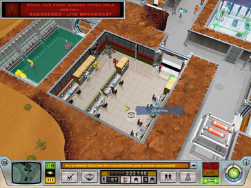 Pictured: A gameplay screenshot from Evil Genius.