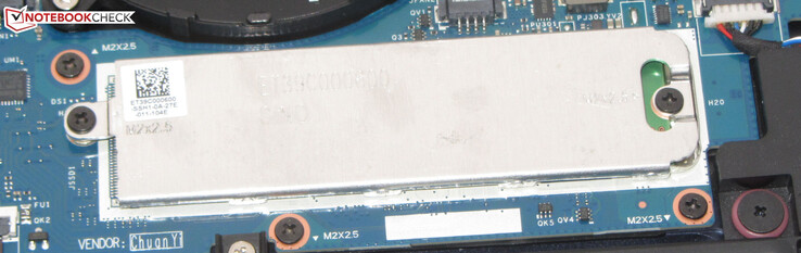 A PCIe-3-SSD serves as the system drive.