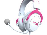 The Cloud II has a striking look thanks to its pink accents and white body. (Image source: HyperX)