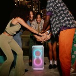 JBL has unveiled white versions of two of its PartyBox speakers. (Image source: JBL)