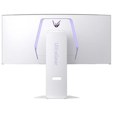 The back of the UltraGear OLED 34GX90SA-W. (Image source: LG)