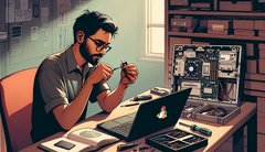 Computer troubleshooting-focused SystemRescue 12.00 now available with new LTS kernel, latest Firefox, and more (Image source: Generated using DALL·E 3)