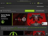Nvidia GeForce Game Ready Driver 535.98 notification in GeForce Experience (Source: Own)