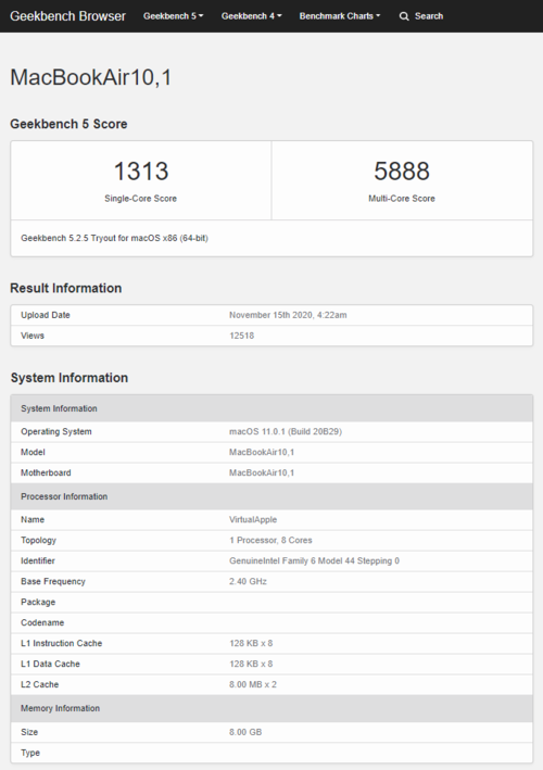 (Image source: Geekbench)