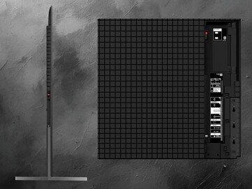 77-inch Sony Bravia A95L OLED TV side shot and connectivity (Image source: Amazon)