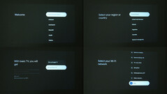 Initial setup without Google TV login can be quickly completed. (Image source: Notebookcheck)