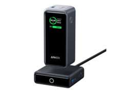 The Anker Prime charging base enables the power bank to be fully recharged in 1 hour and 15 minutes. (Image source: Anker)