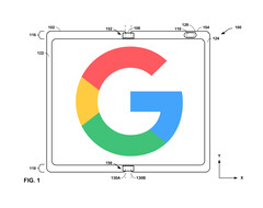 Google&#039;s first foldable smartphone could feature an innovative interior camera. (Image source: WIPO - edited)